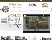 Tablet Screenshot of portique-balancoire.com
